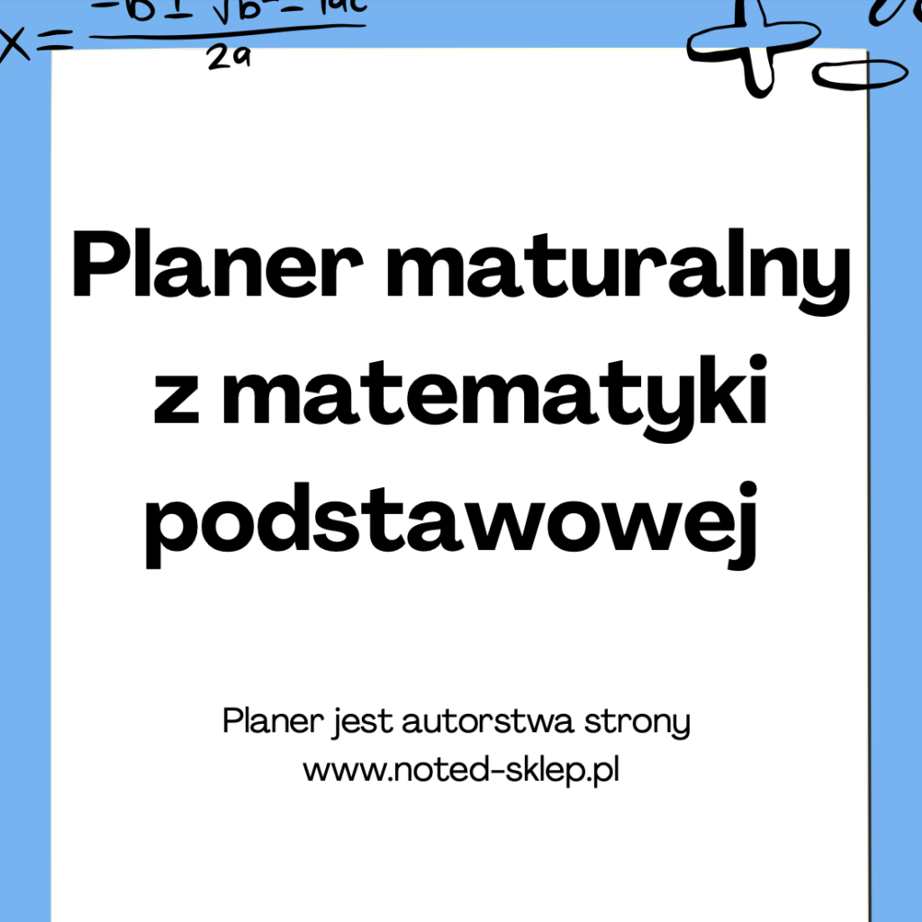 Planer Maturalny Z Matematyki Podstawowej - Noted